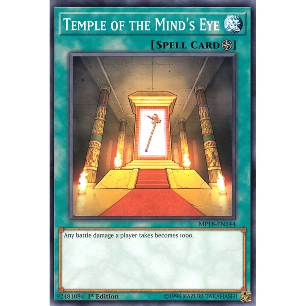 Image for Temple of the Mind's Eye (MP18-EN144) (MP18) - YuGiOh