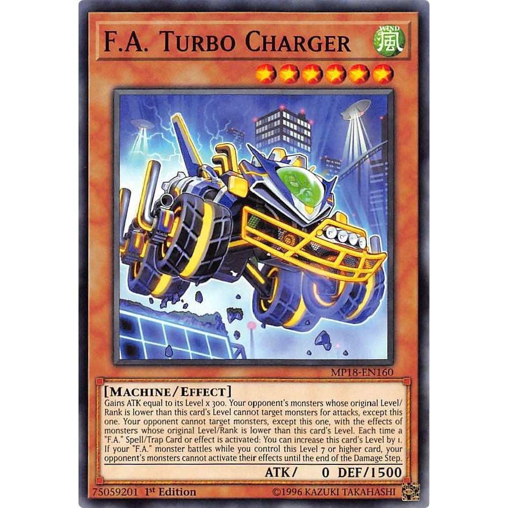 Image for F.A. Turbo Charger (MP18-EN160) (MP18) - YuGiOh