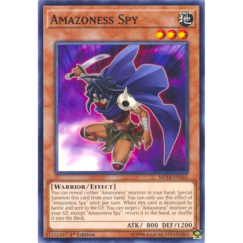 Image for Amazoness Spy (MP18-EN165) (MP18) - YuGiOh