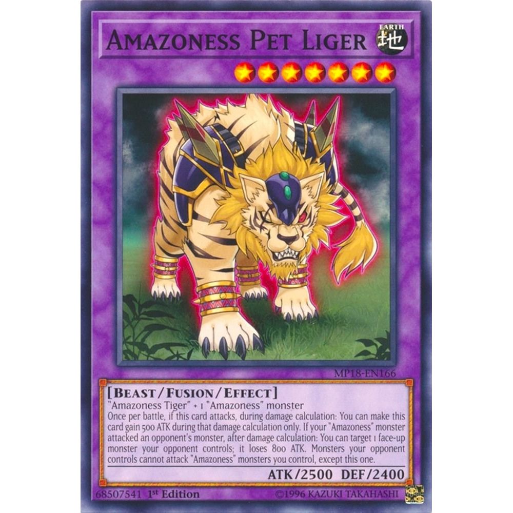 Image for Amazoness Pet Liger (MP18-EN166) (MP18) - YuGiOh