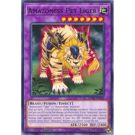 Image for Amazoness Pet Liger (MP18-EN166) (MP18) - YuGiOh