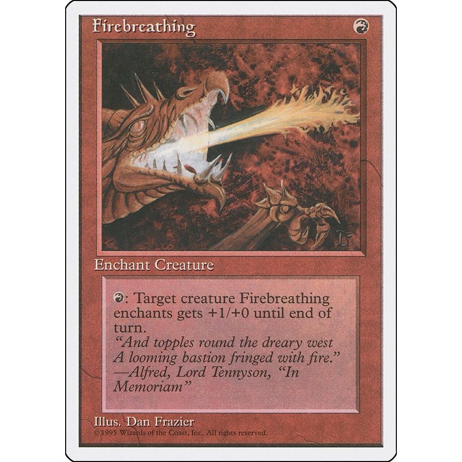 Image for Firebreathing (4ED) - Magic: The Gathering
