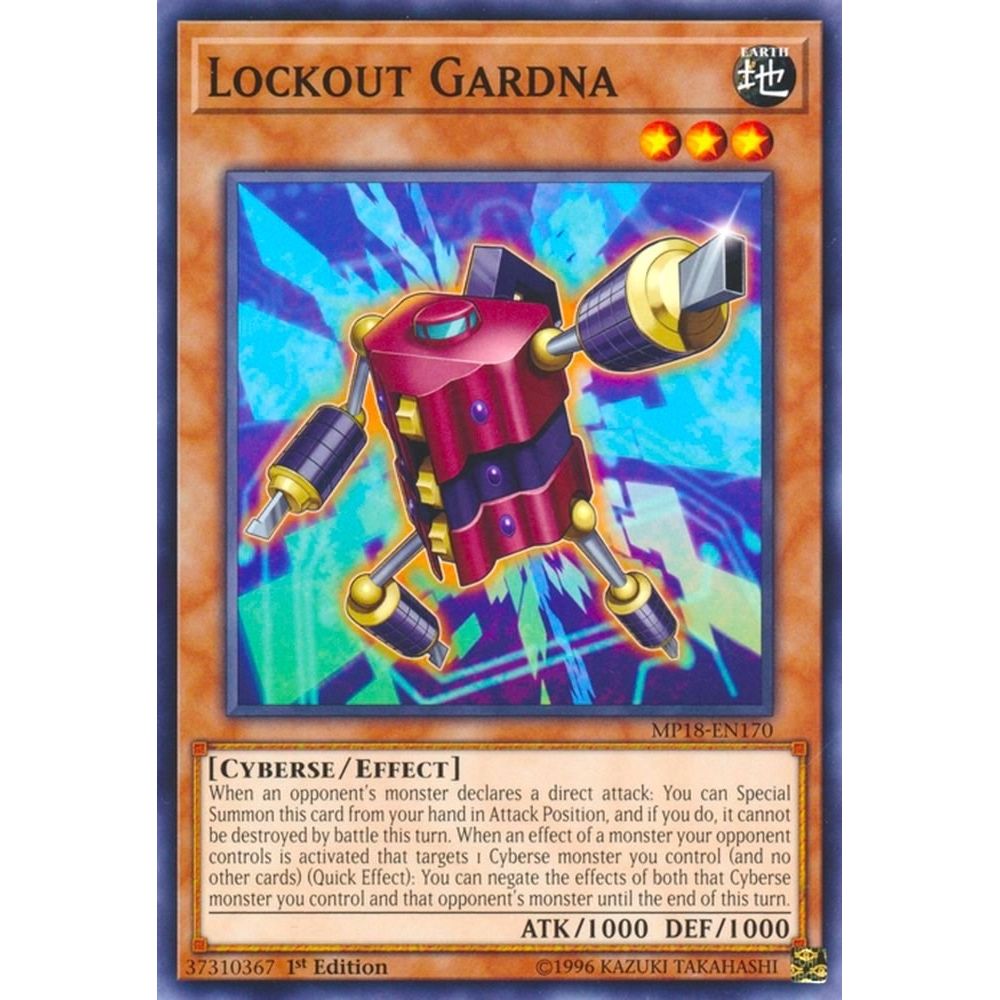 Image for Lockout Gardna (MP18-EN170) (MP18) - YuGiOh