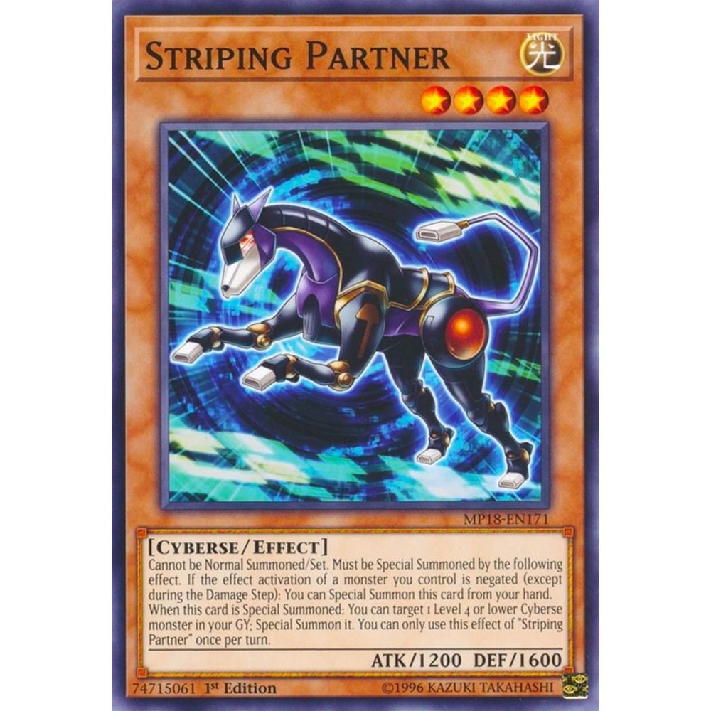 Image for Striping Partner (MP18-EN171) (MP18) - YuGiOh