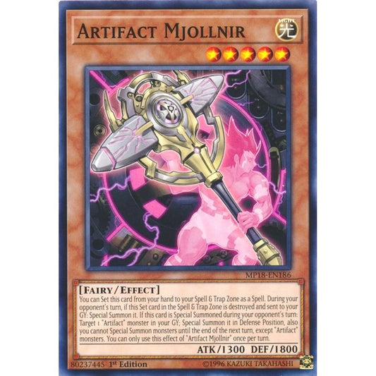 Image for Artifact Mjollnir (MP18-EN186) (MP18) - YuGiOh