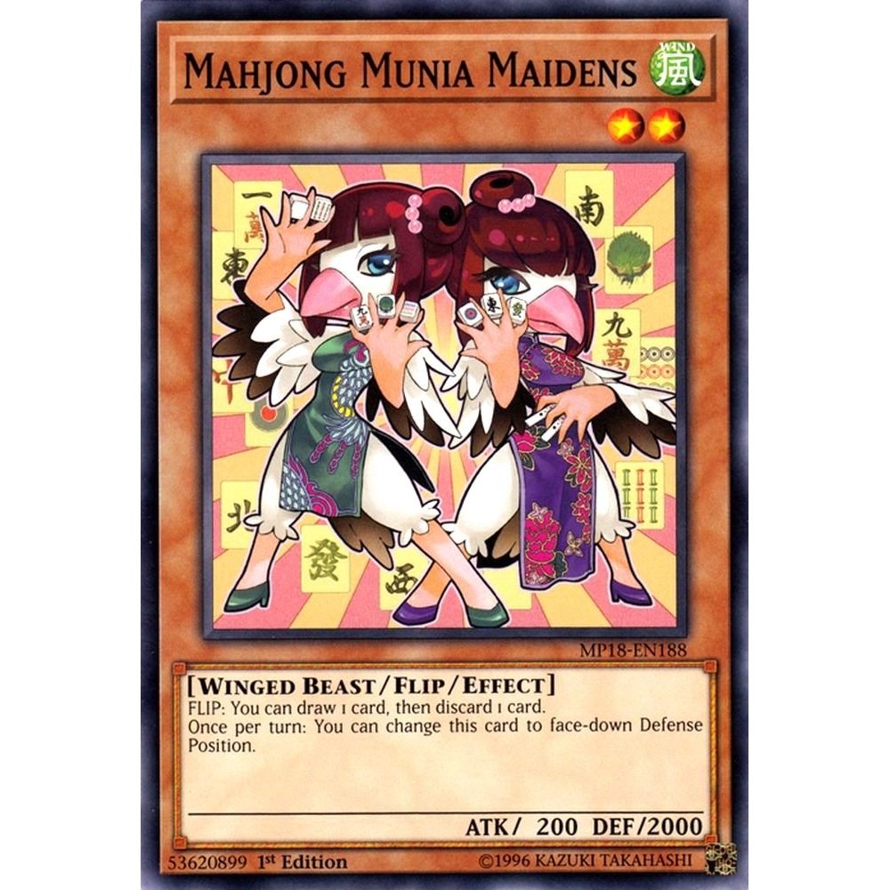 Image for Mahjong Munia Maidens (MP18-EN188) (MP18) - YuGiOh