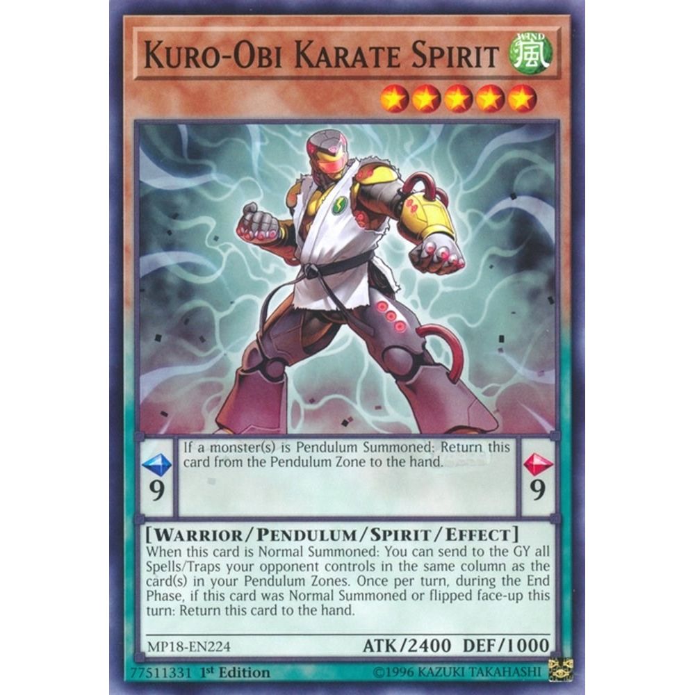 Image for Kuro-Obi Karate Spirit (MP18-EN224) (MP18) - YuGiOh