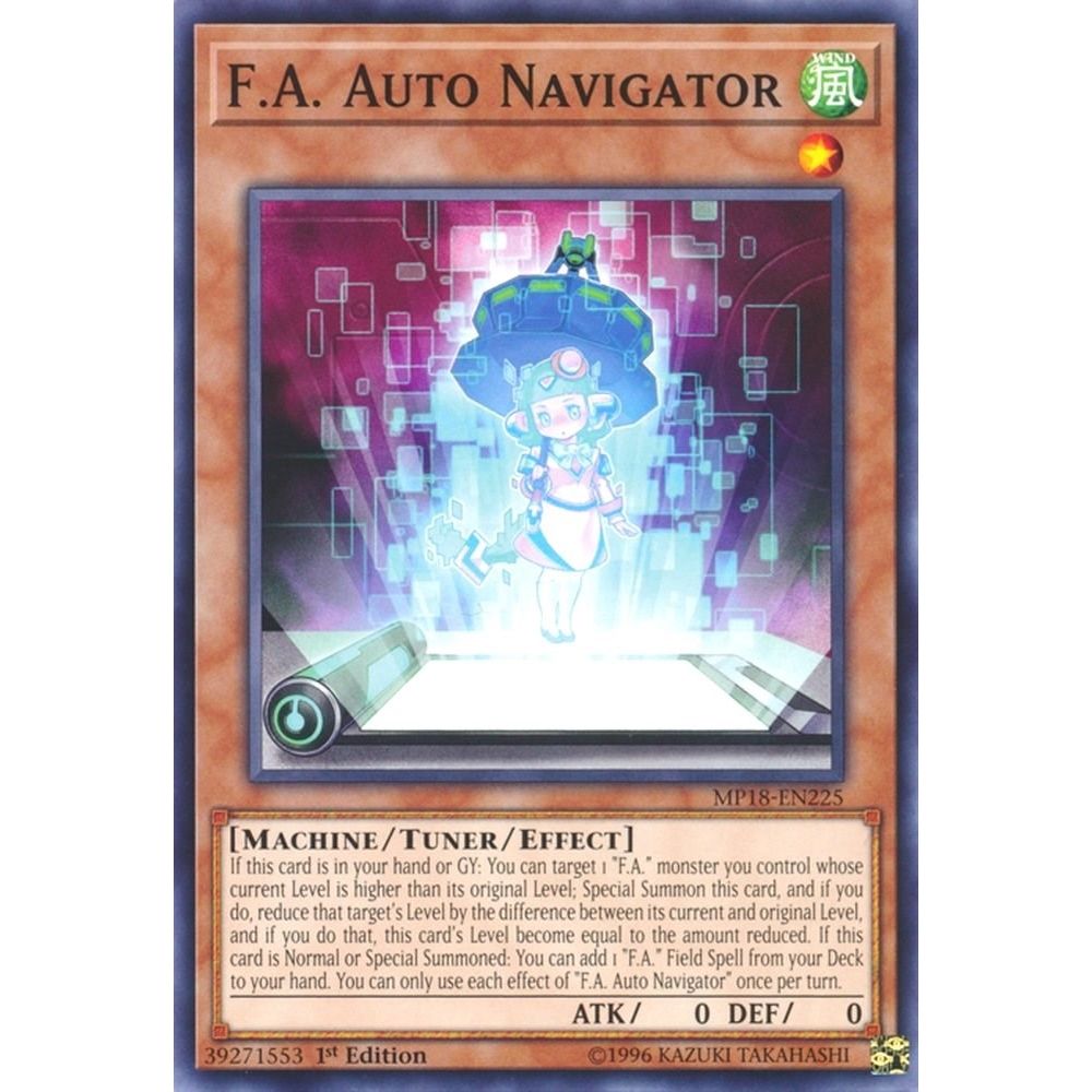 Image for F.A. Auto Navigator (MP18-EN225) (MP18) - YuGiOh