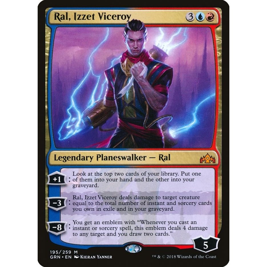 Image for Ral, Izzet Viceroy (195) (GRN) - Magic: The Gathering