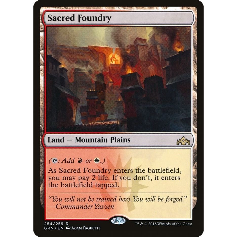 Image for Sacred Foundry (254) (GRN) - Magic: The Gathering