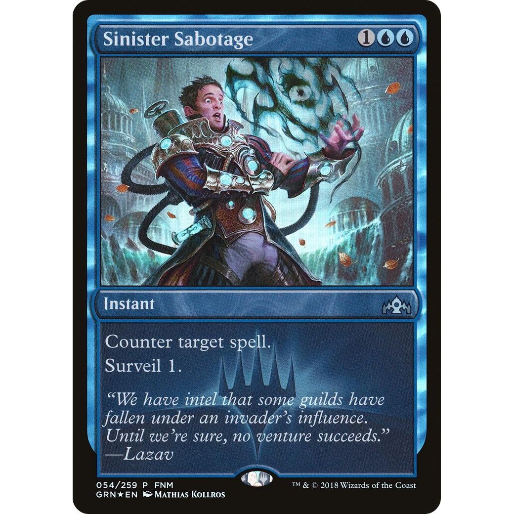 Image for Sinister Sabotage (54) (FNM) - Magic: The Gathering