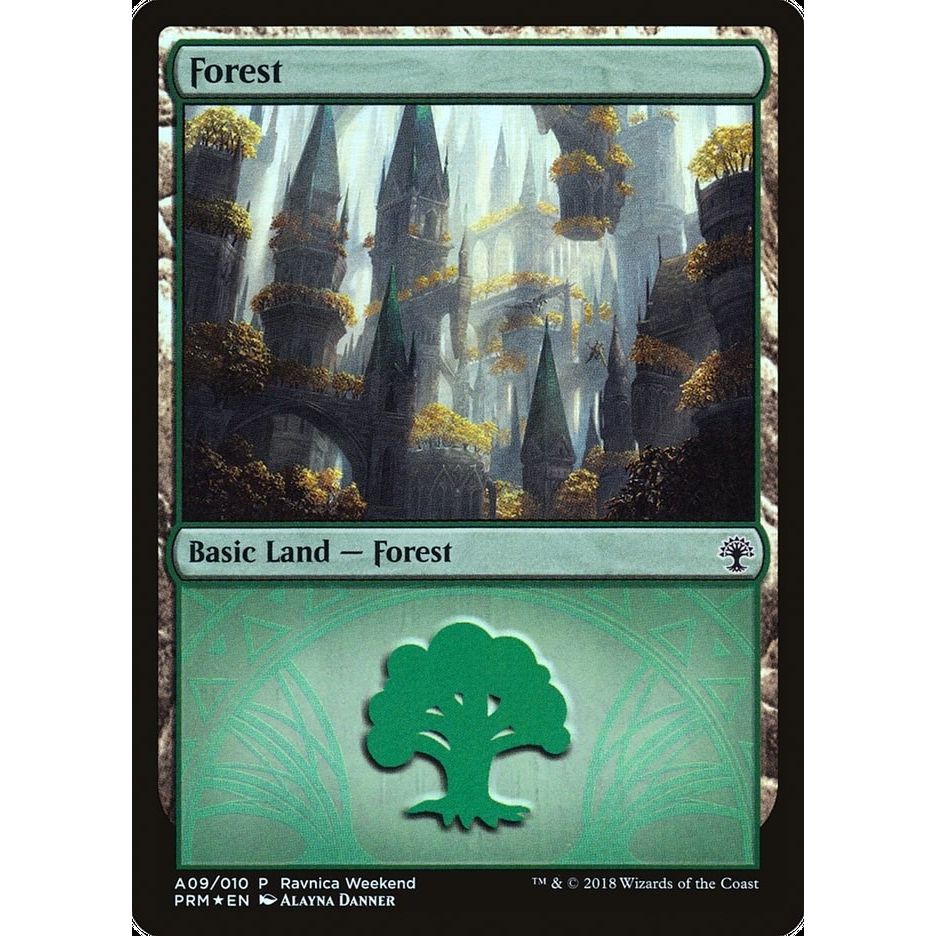 Image for Forest - Selesnya (A09) (9) (LARP) - Magic: The Gathering