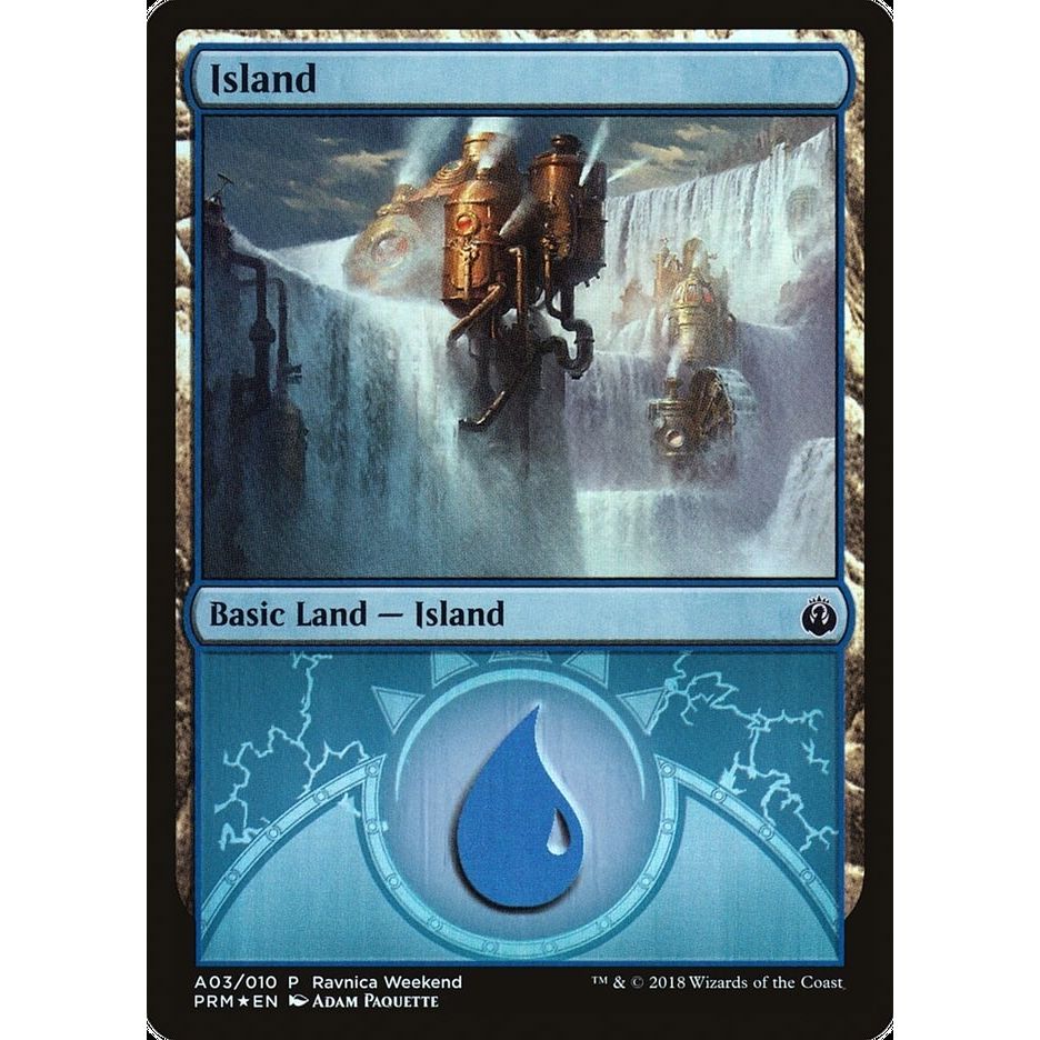 Image for Island - Izzet (A03) (3) (LARP) - Magic: The Gathering