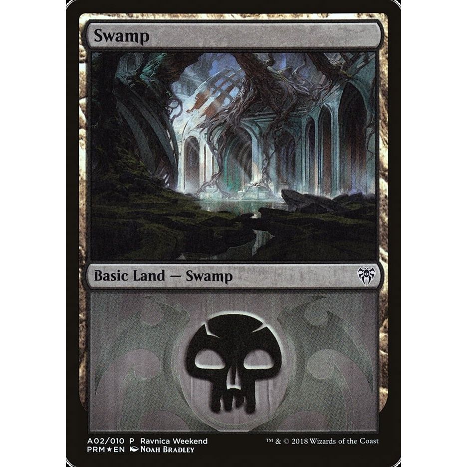 Image for Swamp - Dimir (A02) (2) (LARP) - Magic: The Gathering