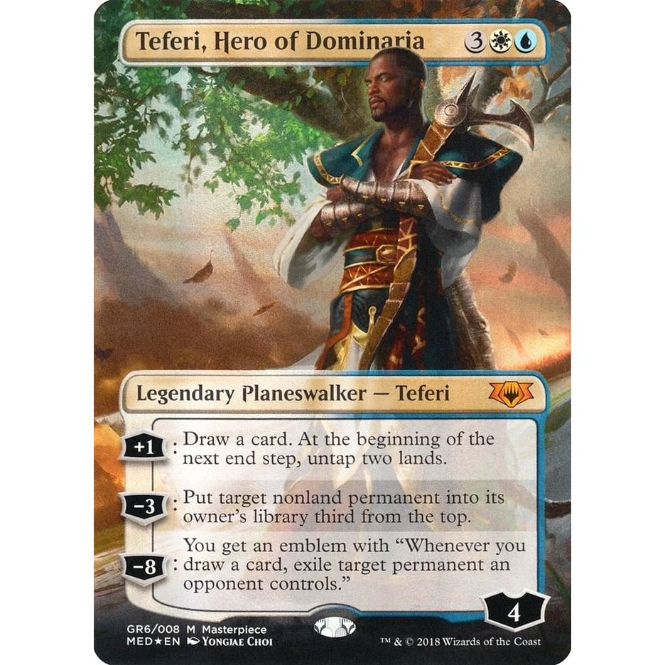 Image for Teferi, Hero of Dominaria (GR6) (MED) - Magic: The Gathering