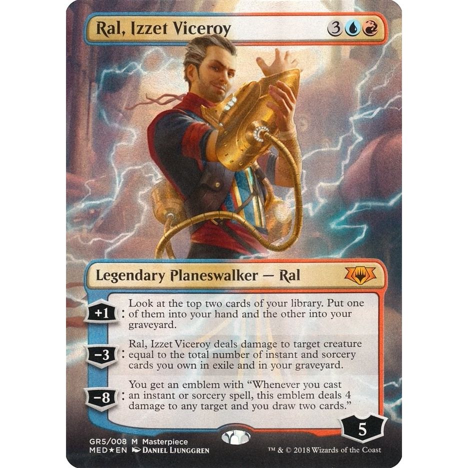 Image for Ral, Izzet Viceroy (GR5) (MED) - Magic: The Gathering