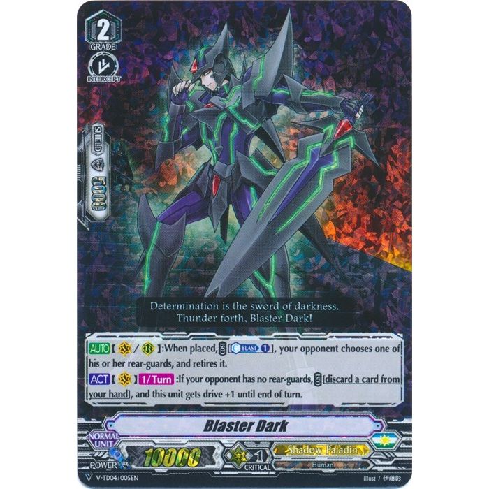 Image for Blaster Dark - V-TD04/005EN (RRR Foil) (V-TD04/005EN) (V-TD04) - Cardfight Vanguard