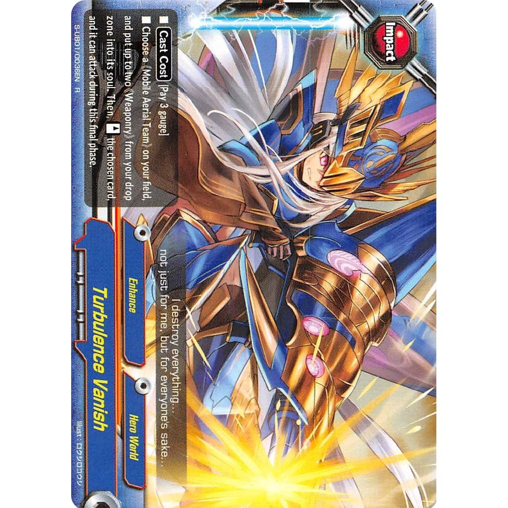 Image for Turbulence Vanish (S-UB01/0036EN) (S-UB01) - Future Card BuddyFight
