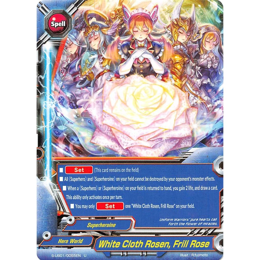 Image for White Cloth Rosen, Frill Rose (S-UB01/0055EN) (S-UB01) - Future Card BuddyFight
