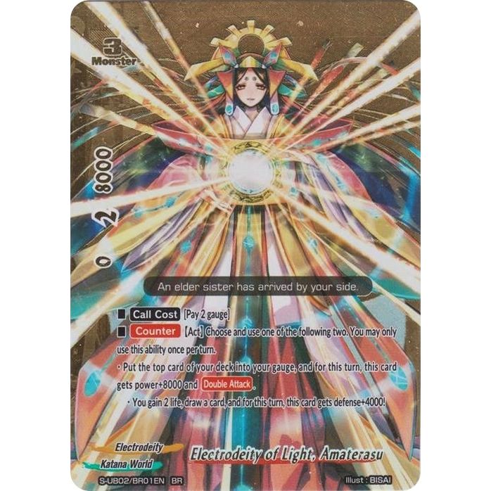 Image for Electrodeity of Light, Amaterasu (BR) (S-UB02/BR01EN) (S-UB02) - Future Card BuddyFight