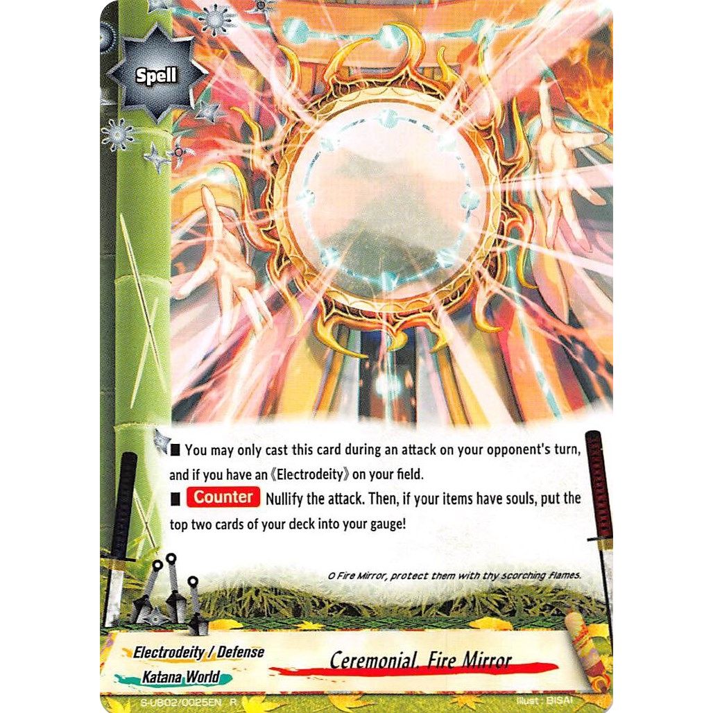 Image for Ceremonial, Fire Mirror (S-UB02/0025EN) (S-UB02) - Future Card BuddyFight