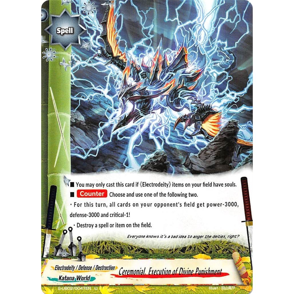 Image for Ceremonial, Execution of Divine Punishment (S-UB02/0047EN) (S-UB02) - Future Card BuddyFight