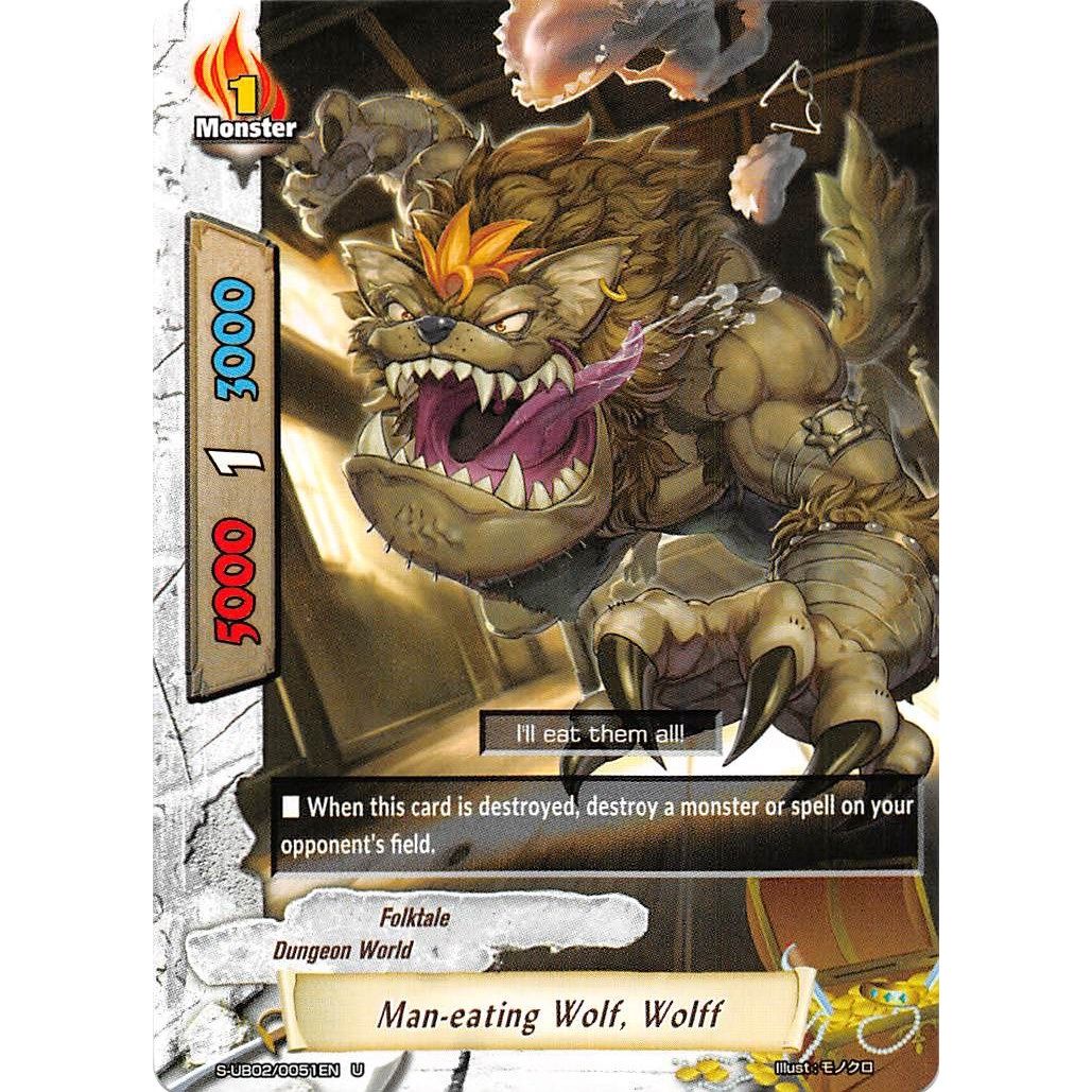 Image for Man-Eating Wolf, Wolff (S-UB02/0051EN) (S-UB02) - Future Card BuddyFight
