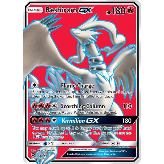 Image for Reshiram GX (Full Art) (65/70) (DRM) - Pokemon