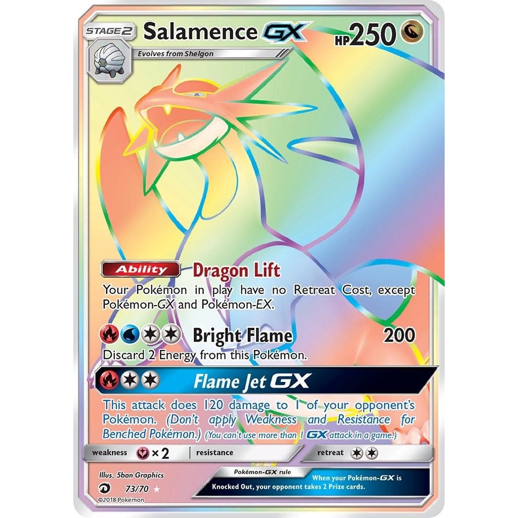 Image for Salamence GX (Secret) (73/70) (DRM) - Pokemon