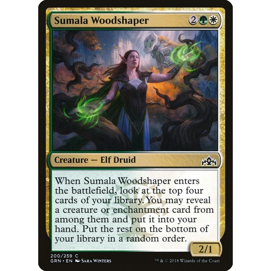 Image for Sumala Woodshaper (200) (GRN) - Magic: The Gathering
