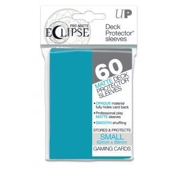 Image for PRO-Matte Eclipse Small Deck Protector Sleeves - Sky Blue (Classic) (60-Pack) - Card Sleeves