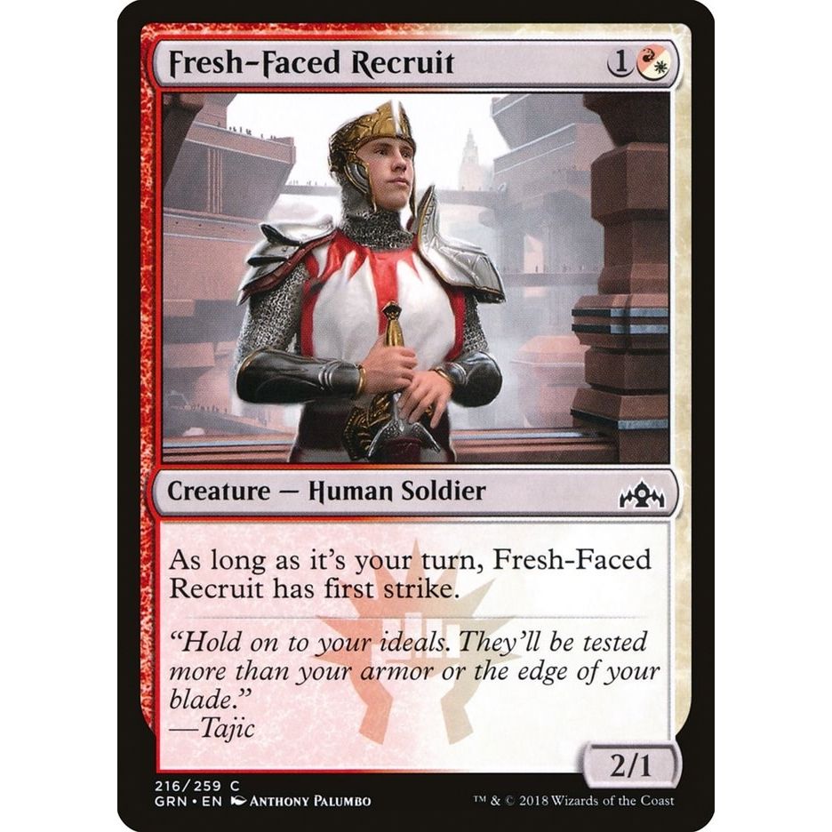 Image for Fresh-Faced Recruit (216) (GRN) - Magic: The Gathering