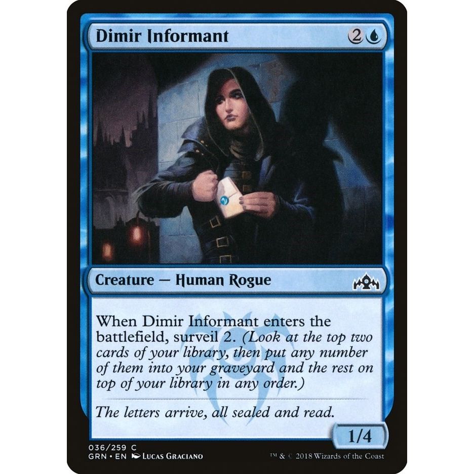 Image for Dimir Informant (36) (GRN) - Magic: The Gathering