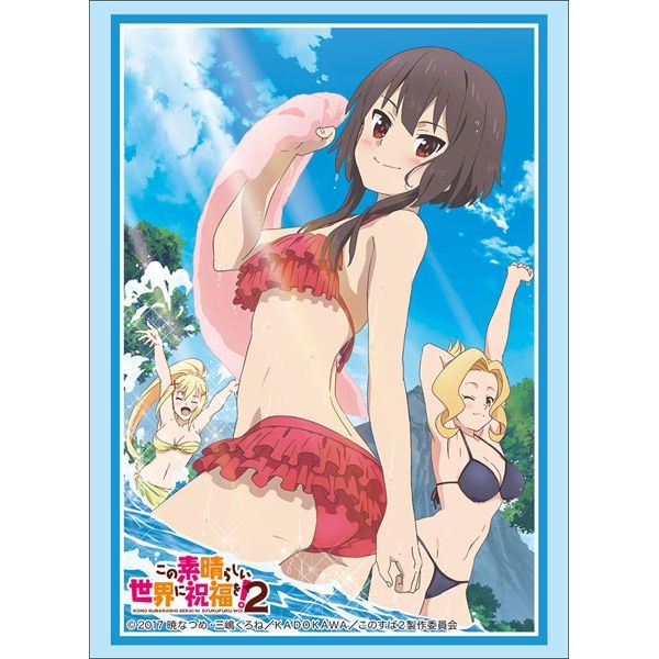 Image for Bushiroad Sleeve Collection HG Vol.1640: KonoSuba 2 - Megumin Swimsuit Version (60-Pack) - Card Sleeves