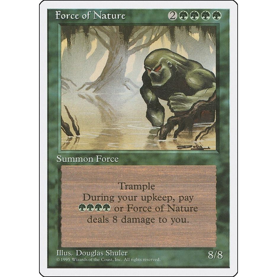 Image for Force of Nature (4ED) - Magic: The Gathering