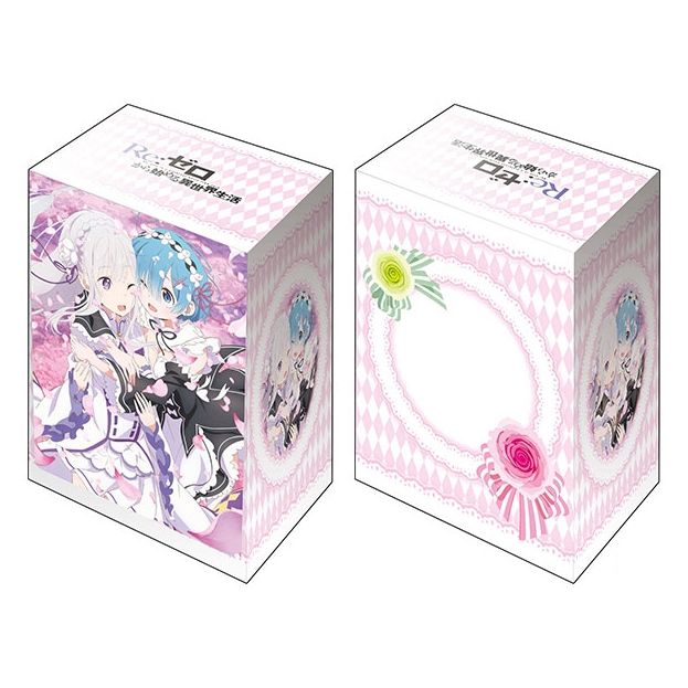 Image for Bushiroad Deck Holder Collection V2 Vol.433: Re:ZERO -Starting Life in Another World- - Emilia & Rem - Deck Boxes