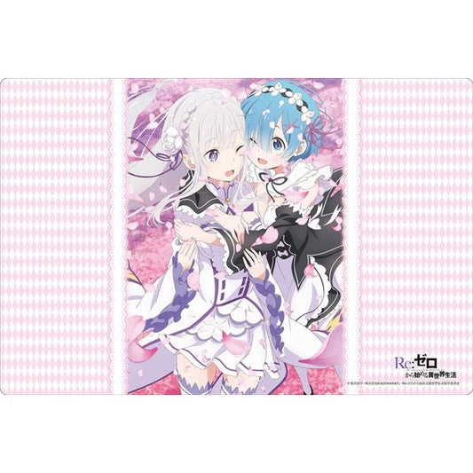 Image for Bushiroad Rubber Mat Collection Vol.158: Re:ZERO -Starting Life in Another World- - Emilia & Rem - Playmats
