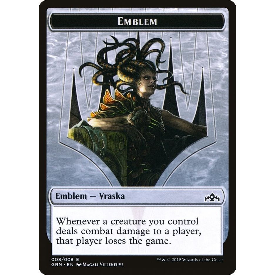 Image for Emblem - Vraska, Golgari Queen (8) (GRN) - Magic: The Gathering