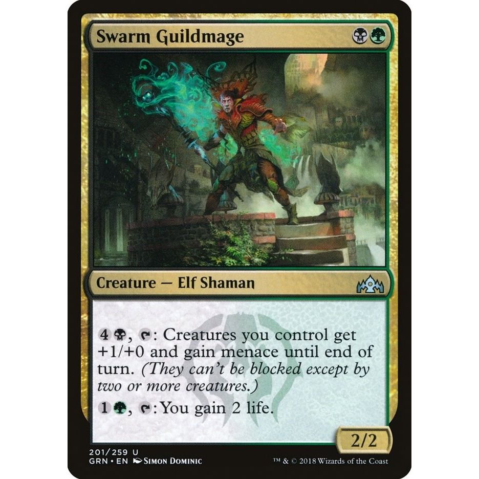 Image for Swarm Guildmage (201) (GRN) - Magic: The Gathering