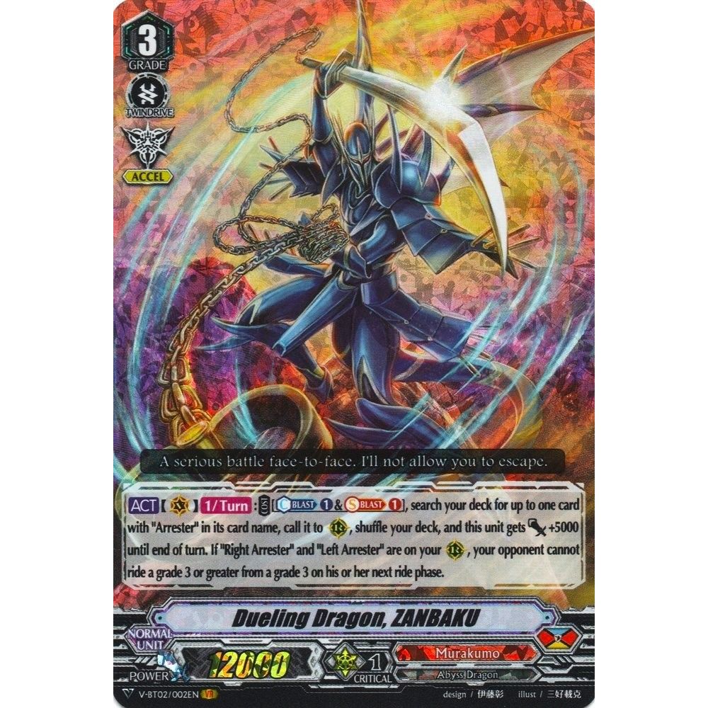 Image for Dueling Dragon, ZANBAKU (V-BT02/002EN) (V-BT02) - Cardfight Vanguard
