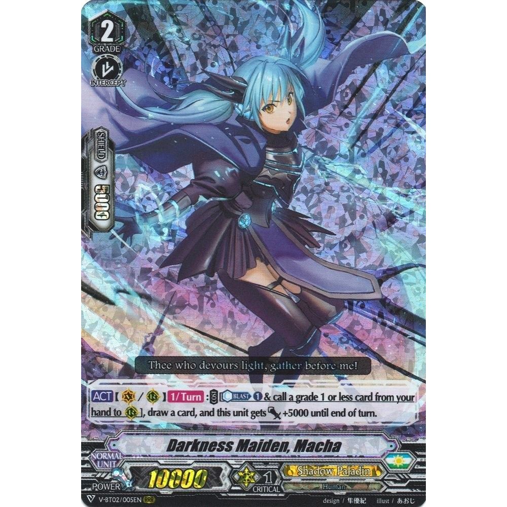Image for Darkness Maiden, Macha (V-BT02/005EN) (V-BT02) - Cardfight Vanguard