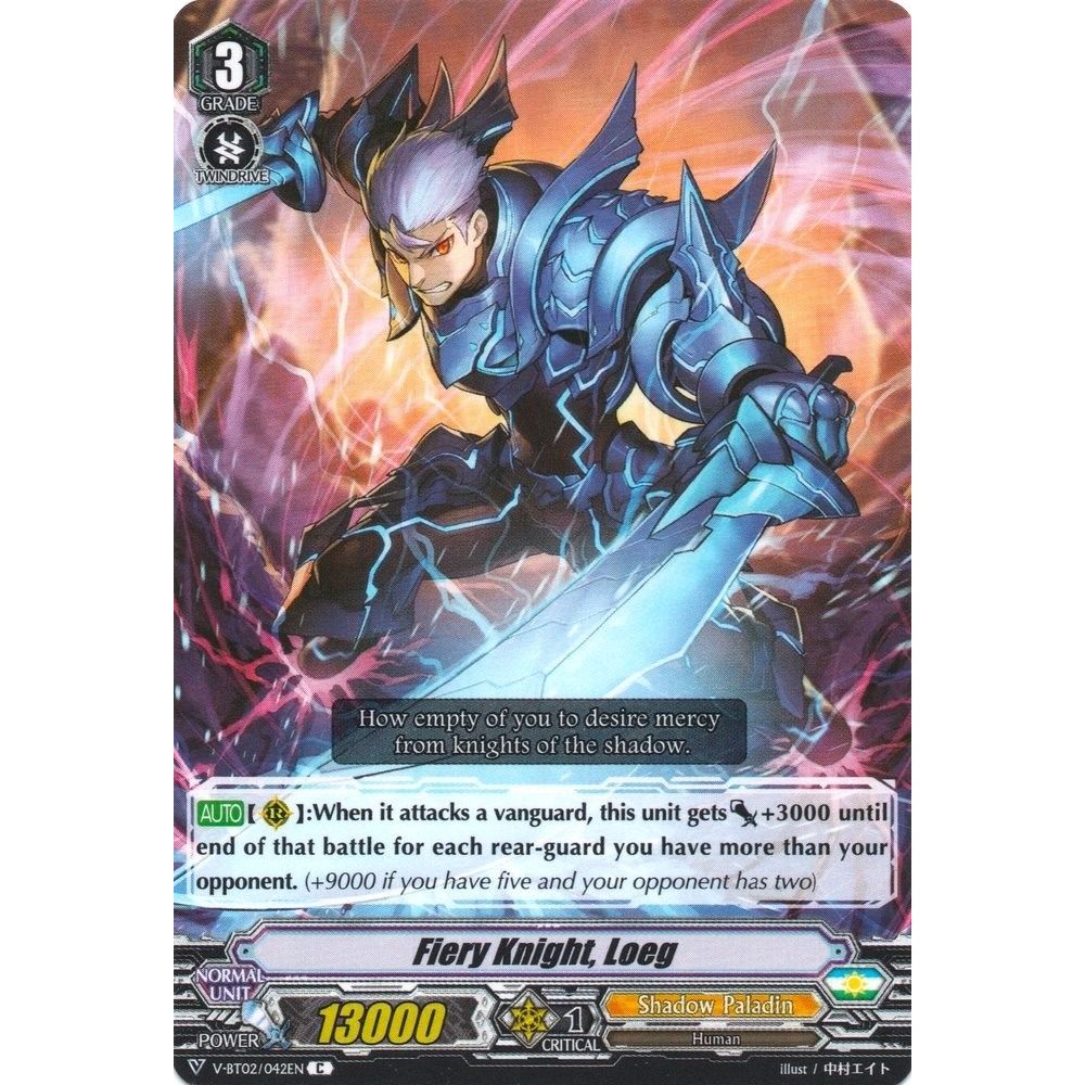 Image for Fiery Knight, Loeg (V-BT02/042EN) (V-BT02) - Cardfight Vanguard