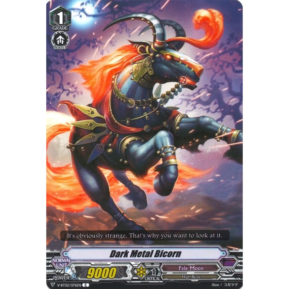 Image for Dark Metal Bicorn (V-BT02/076EN) (V-BT02) - Cardfight Vanguard