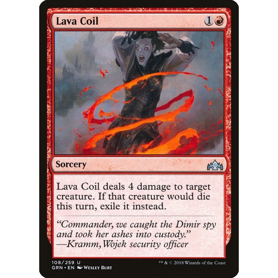 Image for Lava Coil (108) (GRN) - Magic: The Gathering