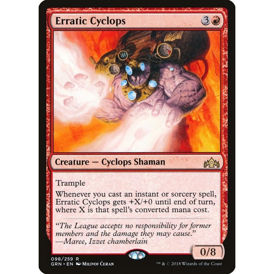 Image for Erratic Cyclops (98) (GRN) - Magic: The Gathering