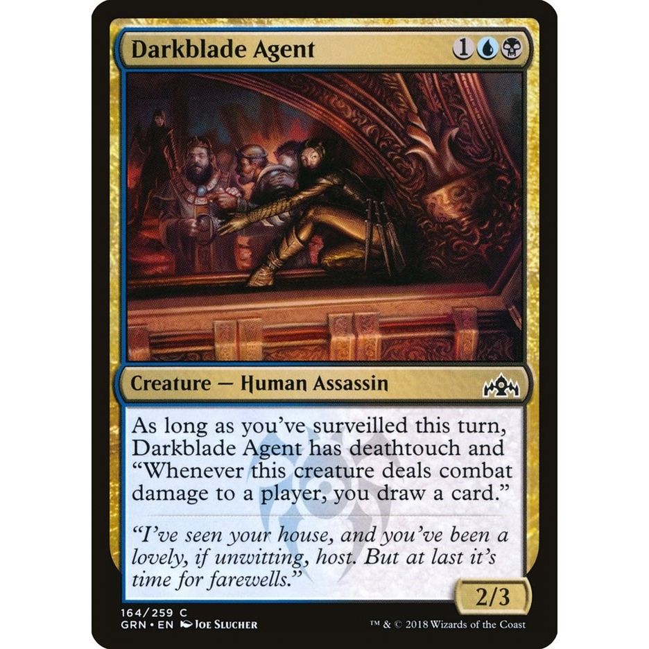 Image for Darkblade Agent (164) (GRN) - Magic: The Gathering