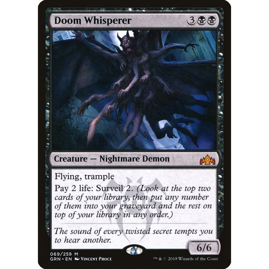 Image for Doom Whisperer (69) (GRN) - Magic: The Gathering