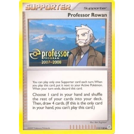 Image for Professor Rowan (2007) (112/130) (PPP) - Pokemon