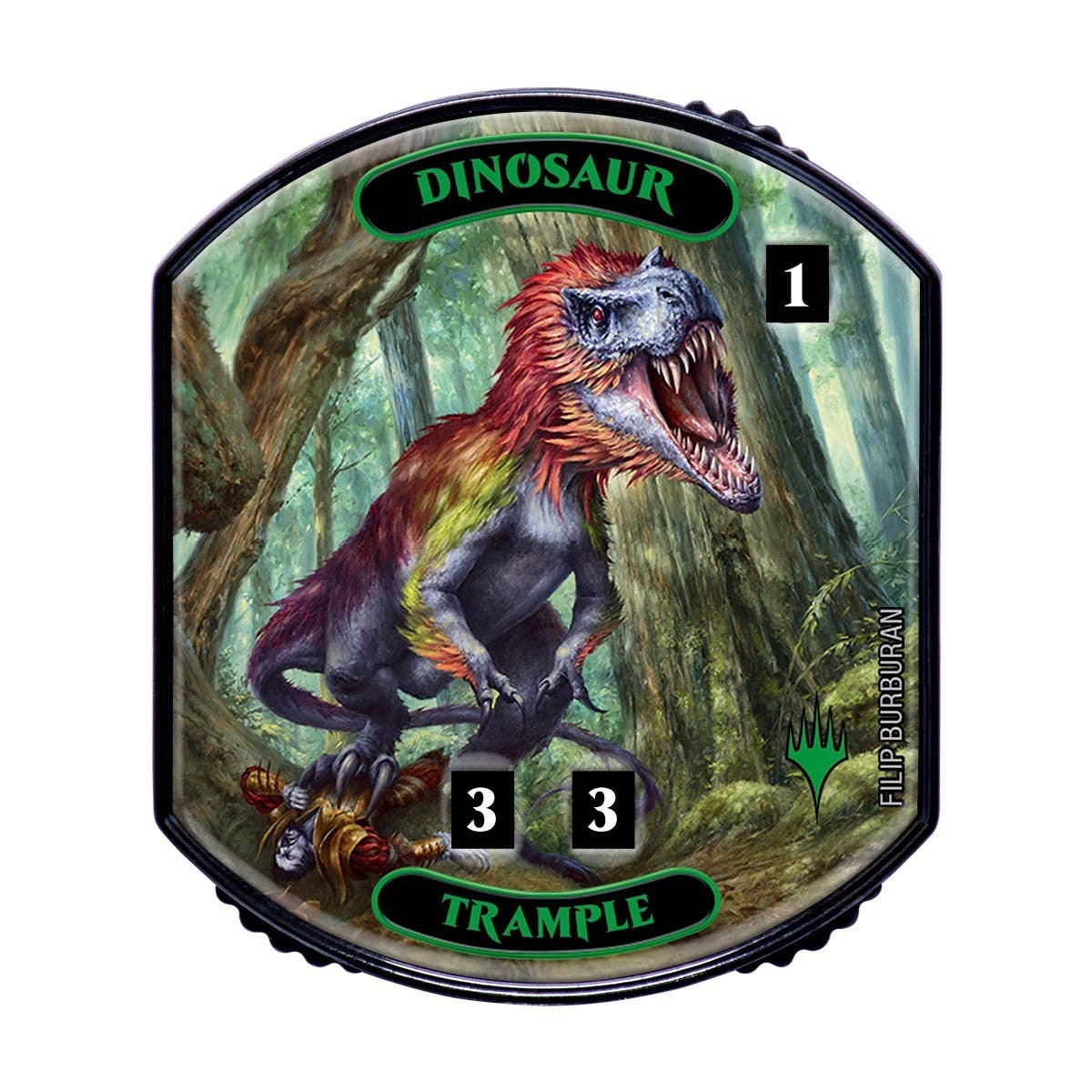 Image for Relic Tokens: Lineage Collection - Dinosaur (Trample) (UPT) - Life Counters