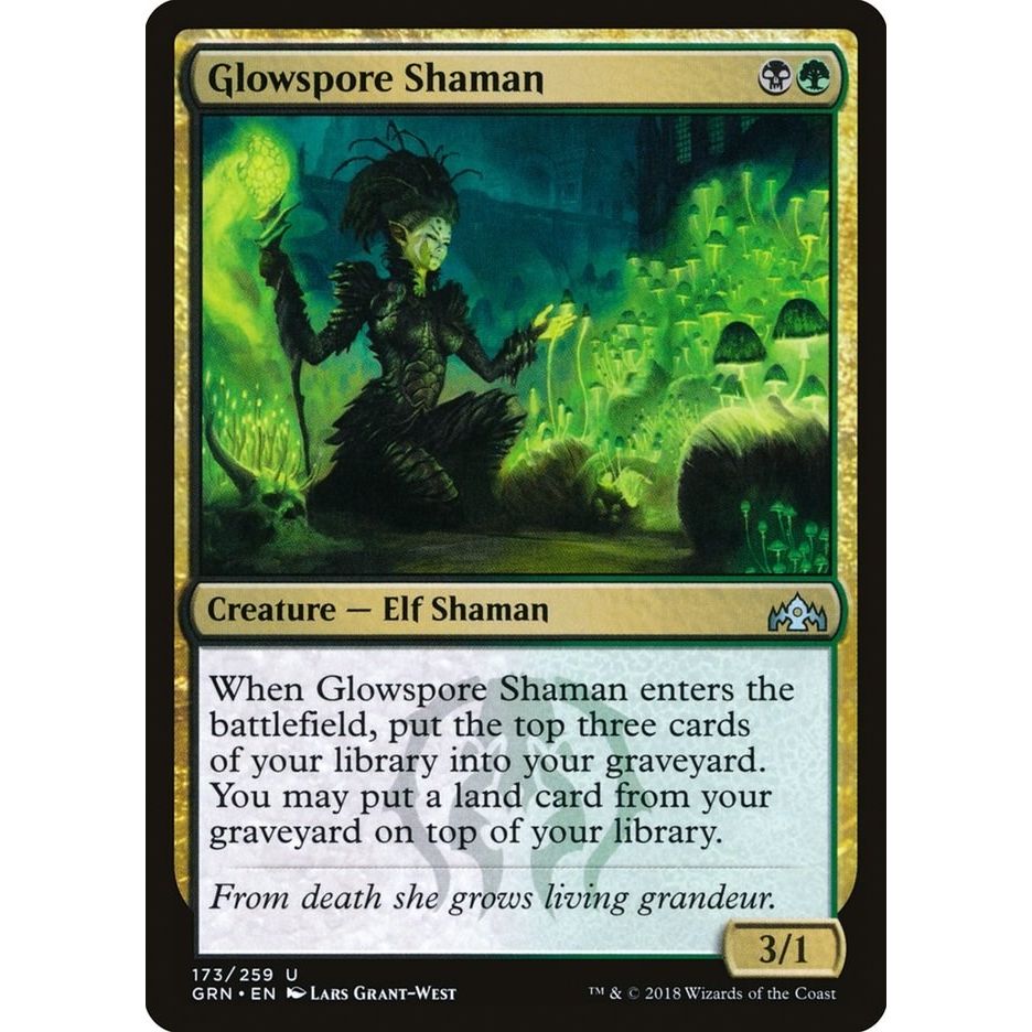 Image for Glowspore Shaman (173) (GRN) - Magic: The Gathering
